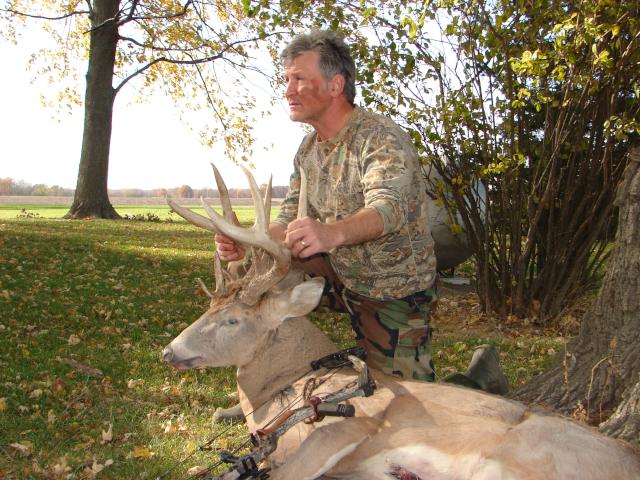 Dave holds His October Monster