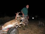 Tim Degroff "FIRST TRIP TO CAMP ENDS WITH CART RIDE FOR A BIG BUCK IN OCTOBER